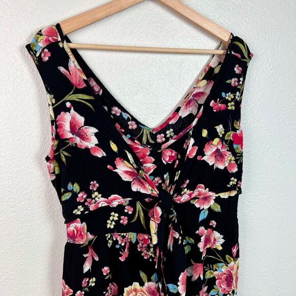 Band of Gypsies Floral Boho Romper Shorts Festival Garden Party Size Large - Picture 2 of 8